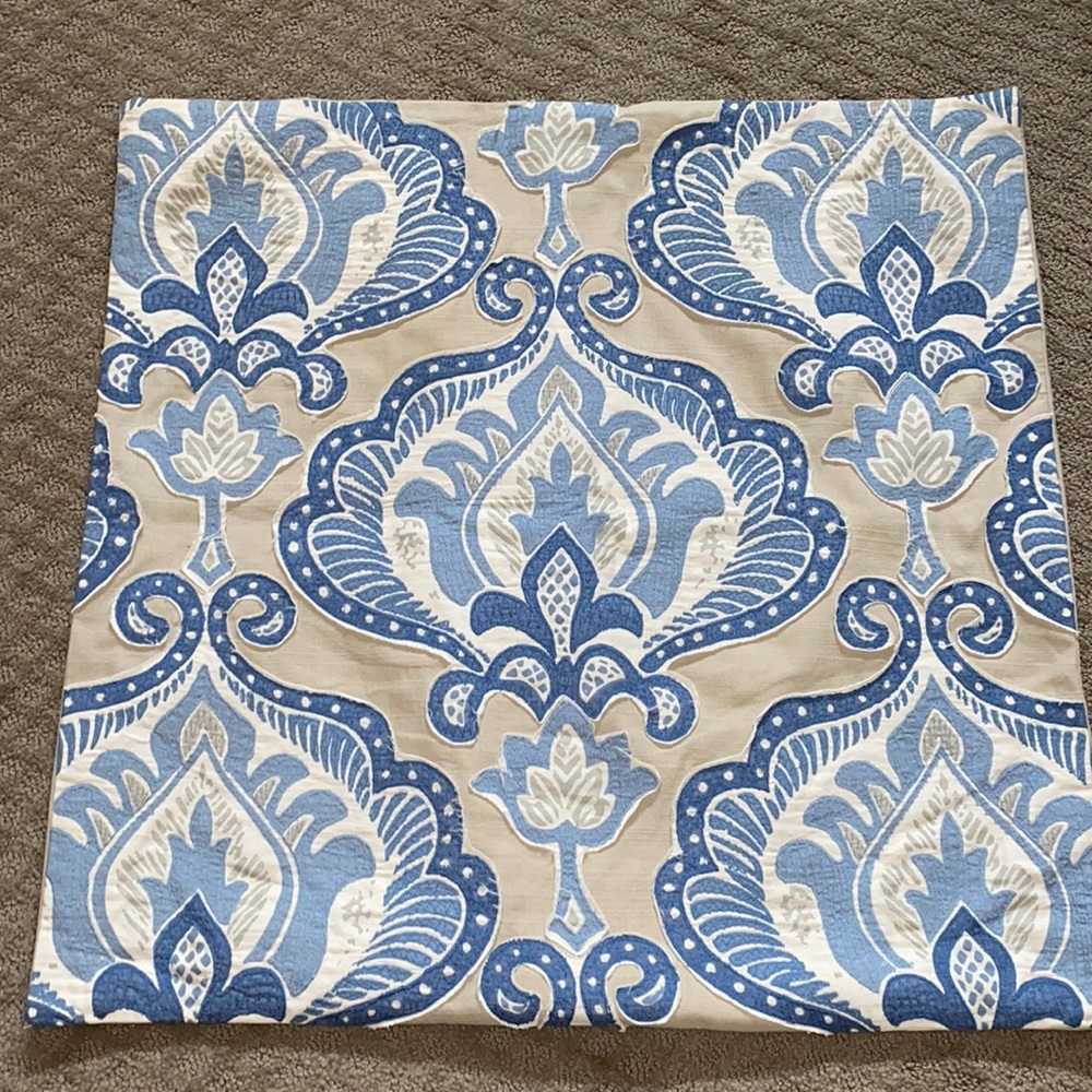 Pottery Barn pillow cover.